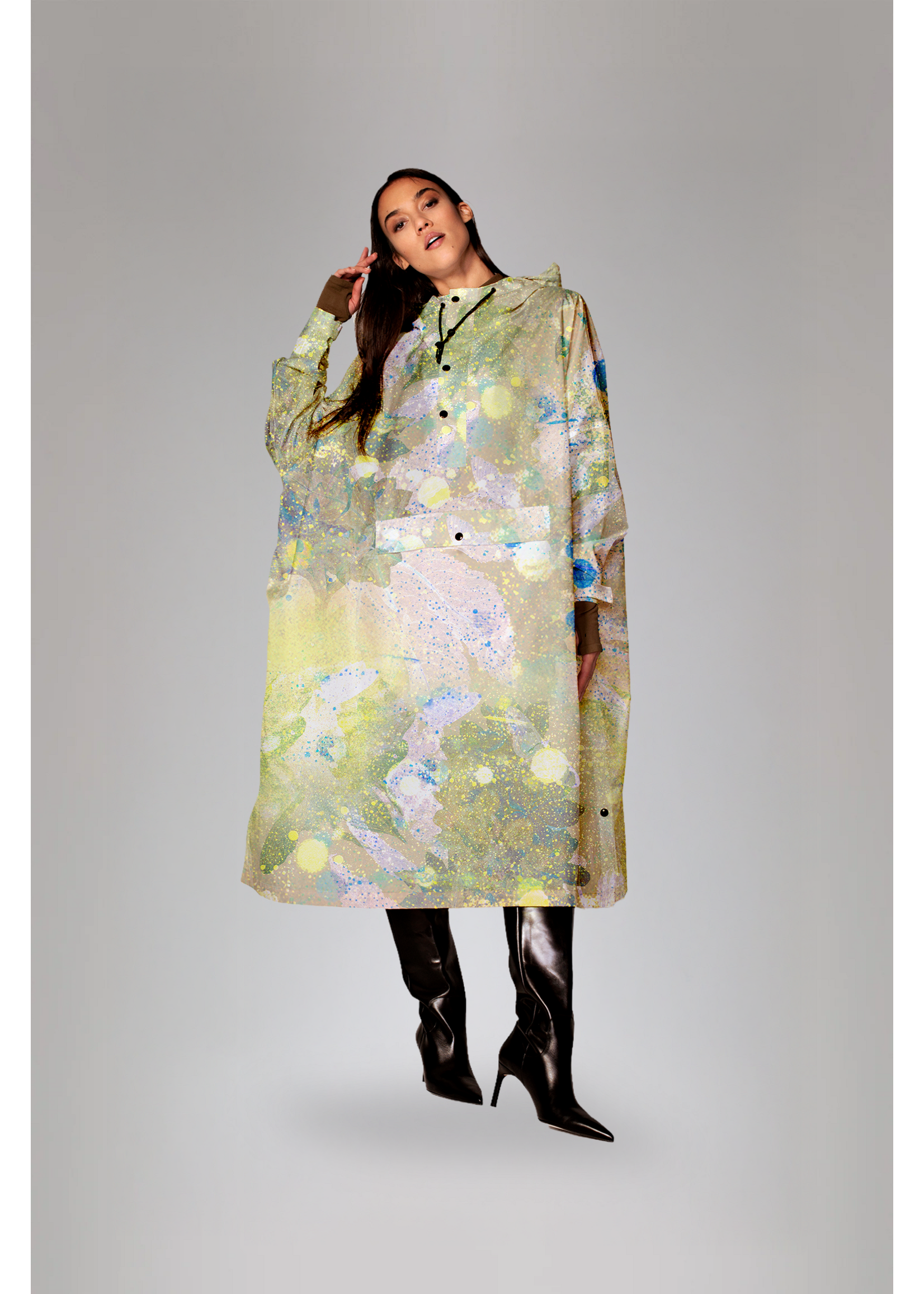 Rainkiss Flora - Rain Poncho