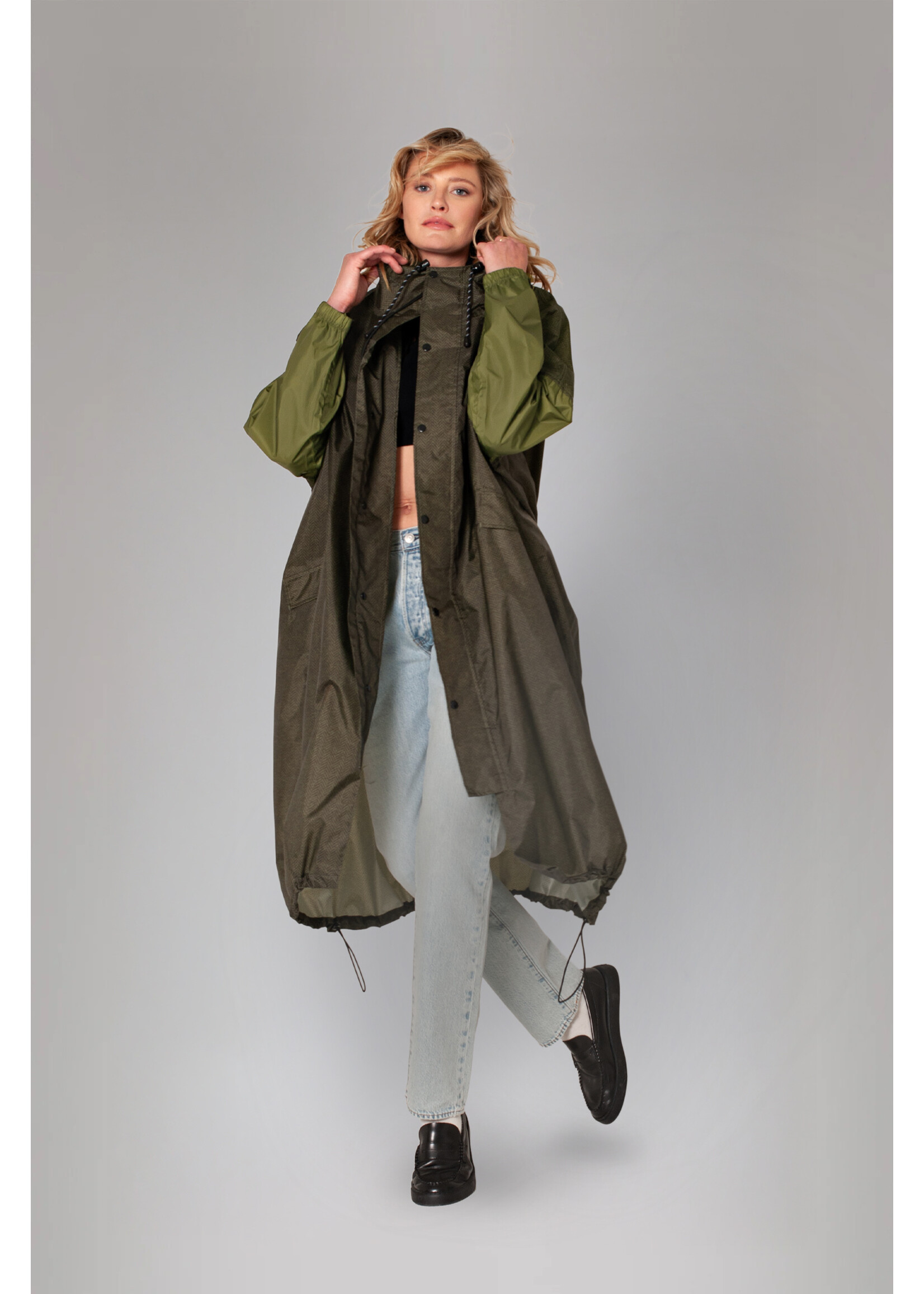 Rainkiss Herringbone - Rain Coat