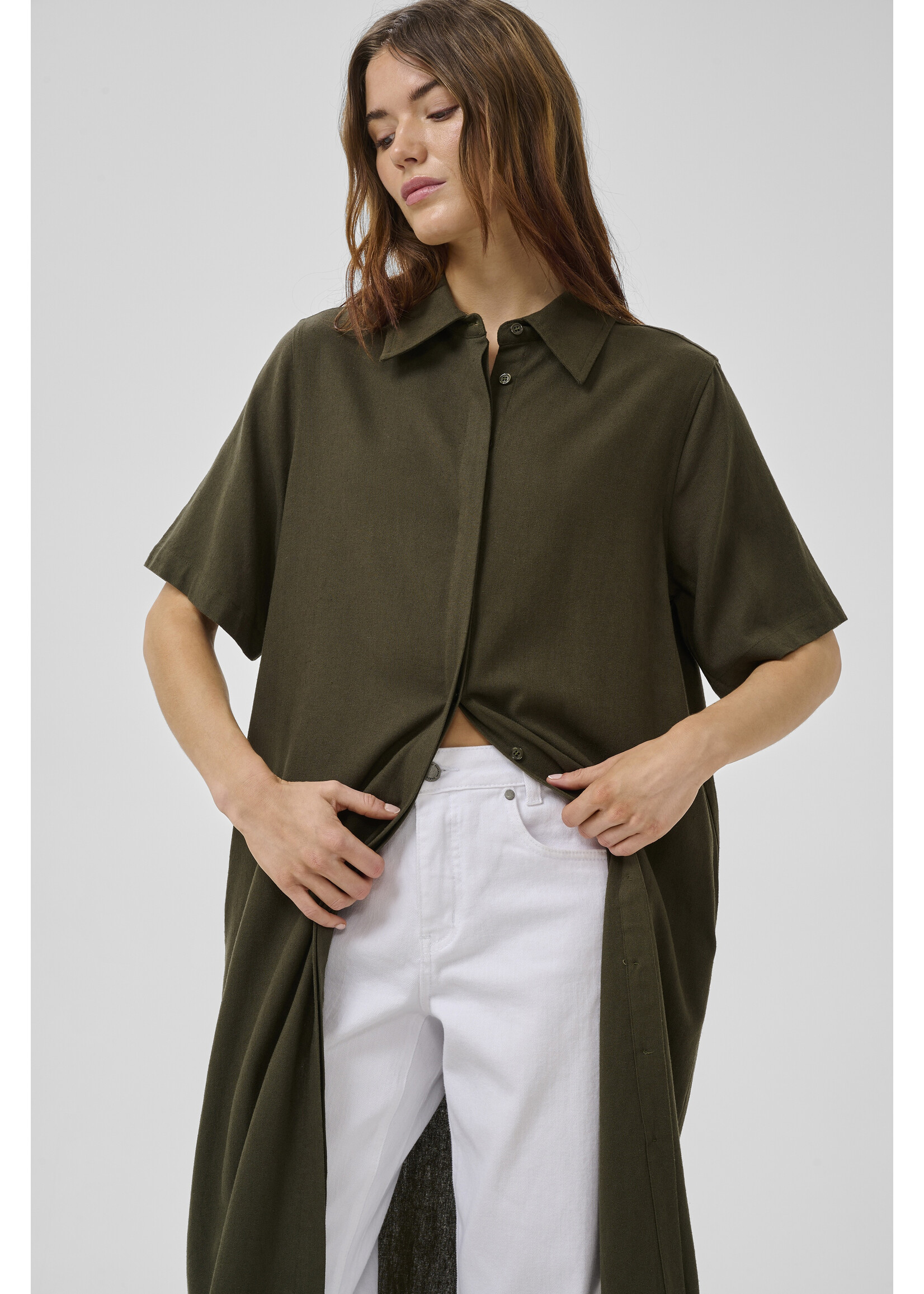 My Essential Wardrobe MWDias SS Boxy Shirtdress