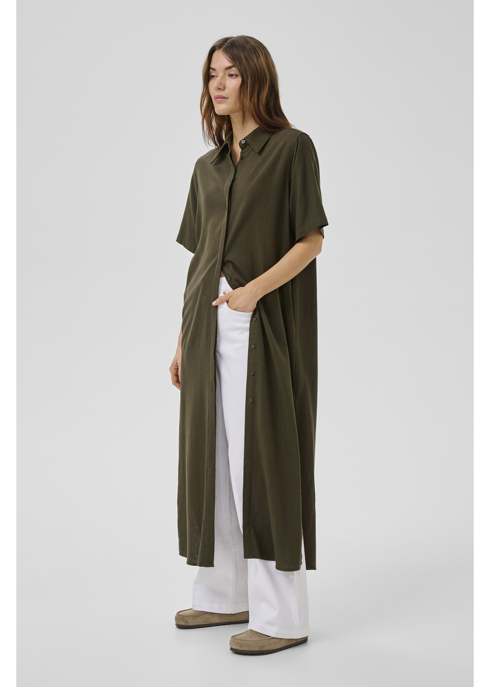 My Essential Wardrobe MWDias SS Boxy Shirtdress