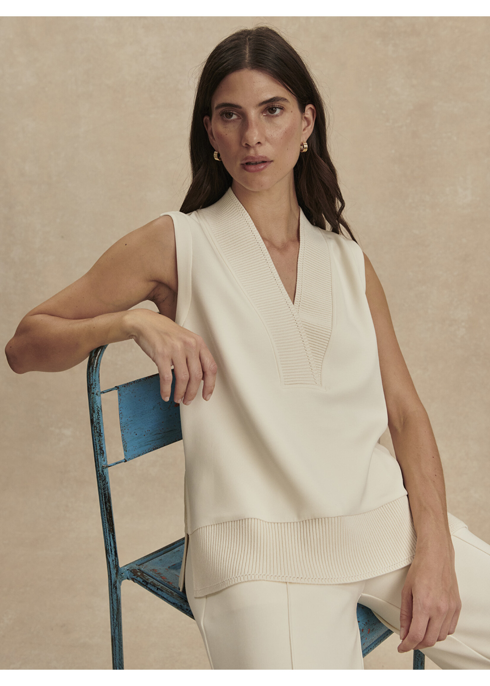Varley Freida V Neck Tank