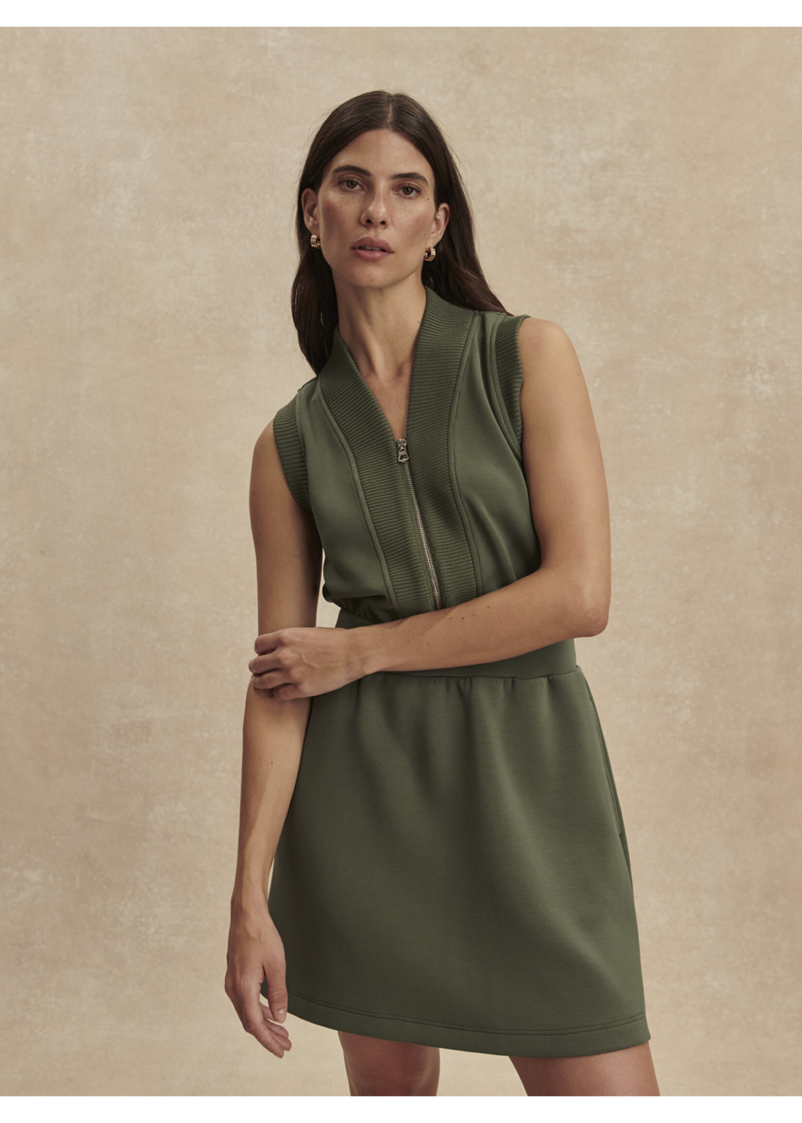 Varley Polyanna Half Zip Dress