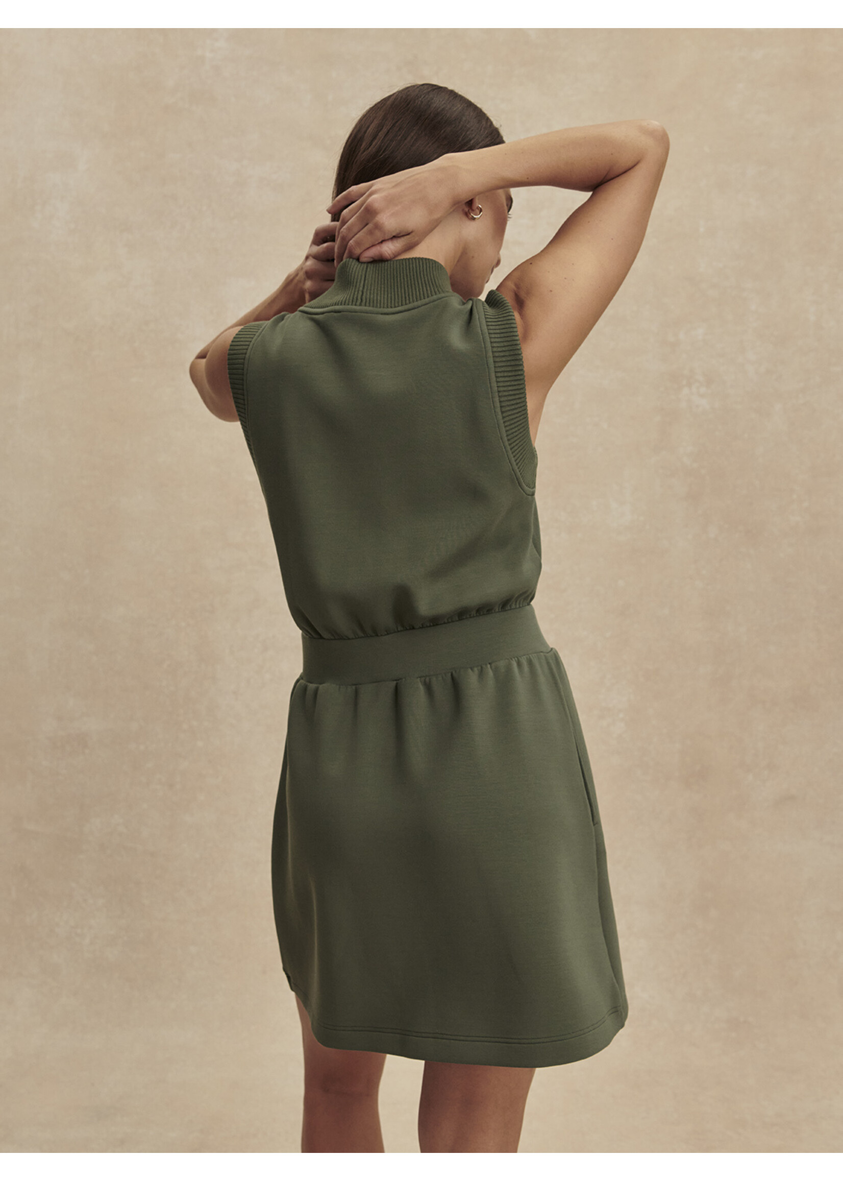 Varley Polyanna Half Zip Dress