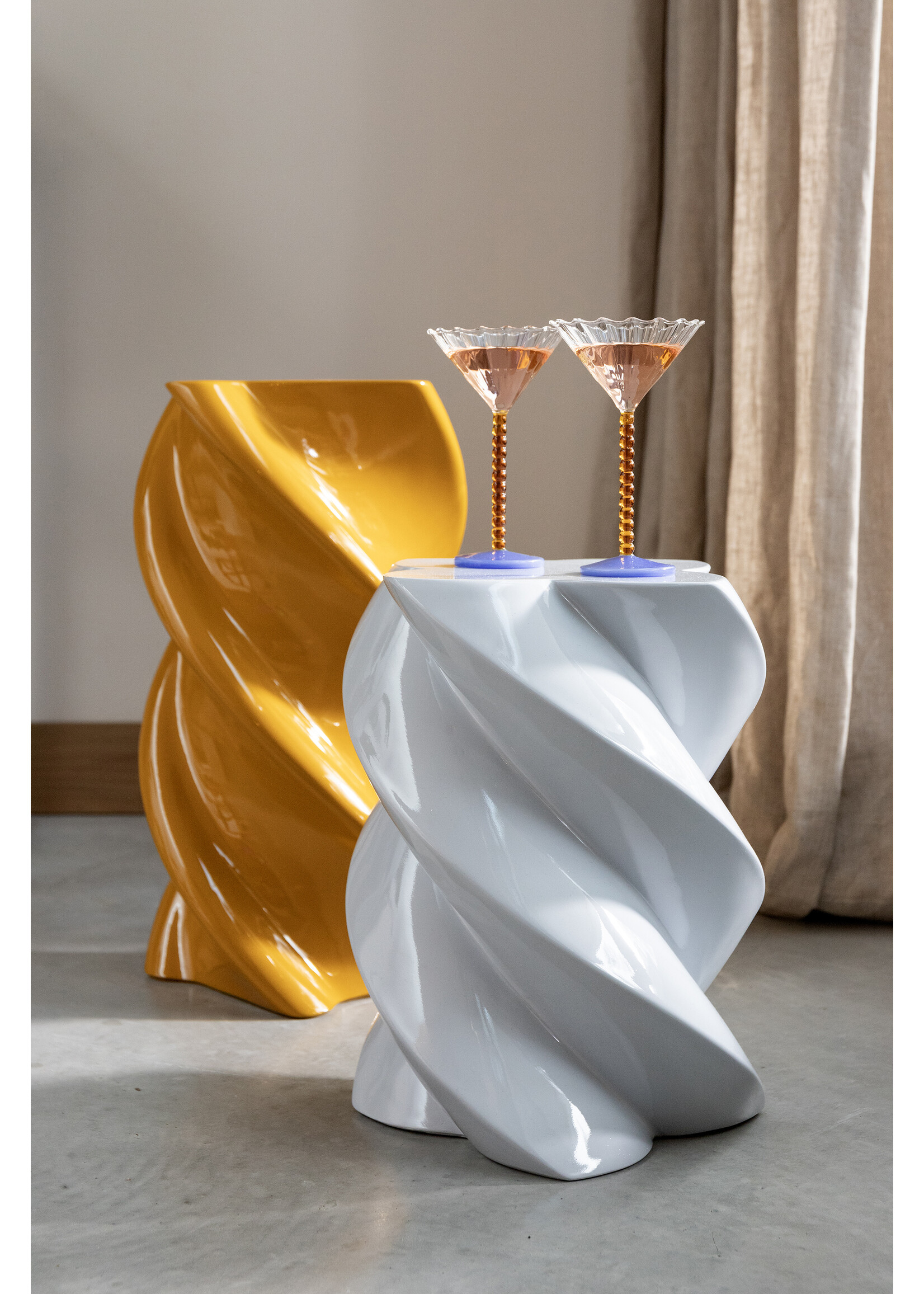 &Klevering Coupe Perle Amber - Set of 2
