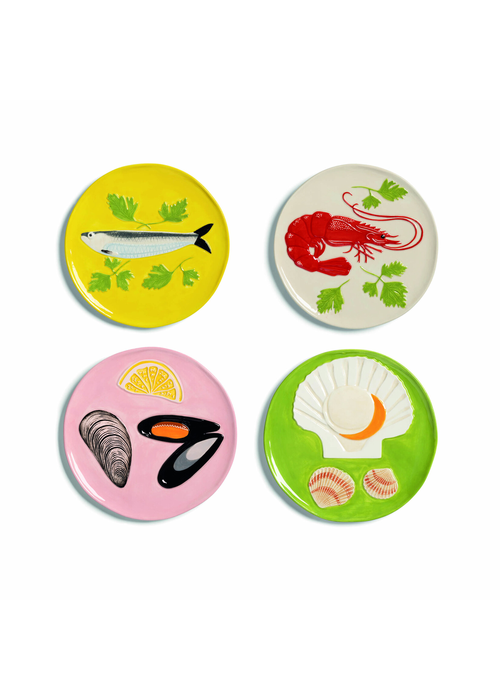&Klevering Plate de la Mer - Set of 4