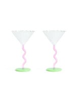 &Klevering Coupe Curve Pink - Set of 2