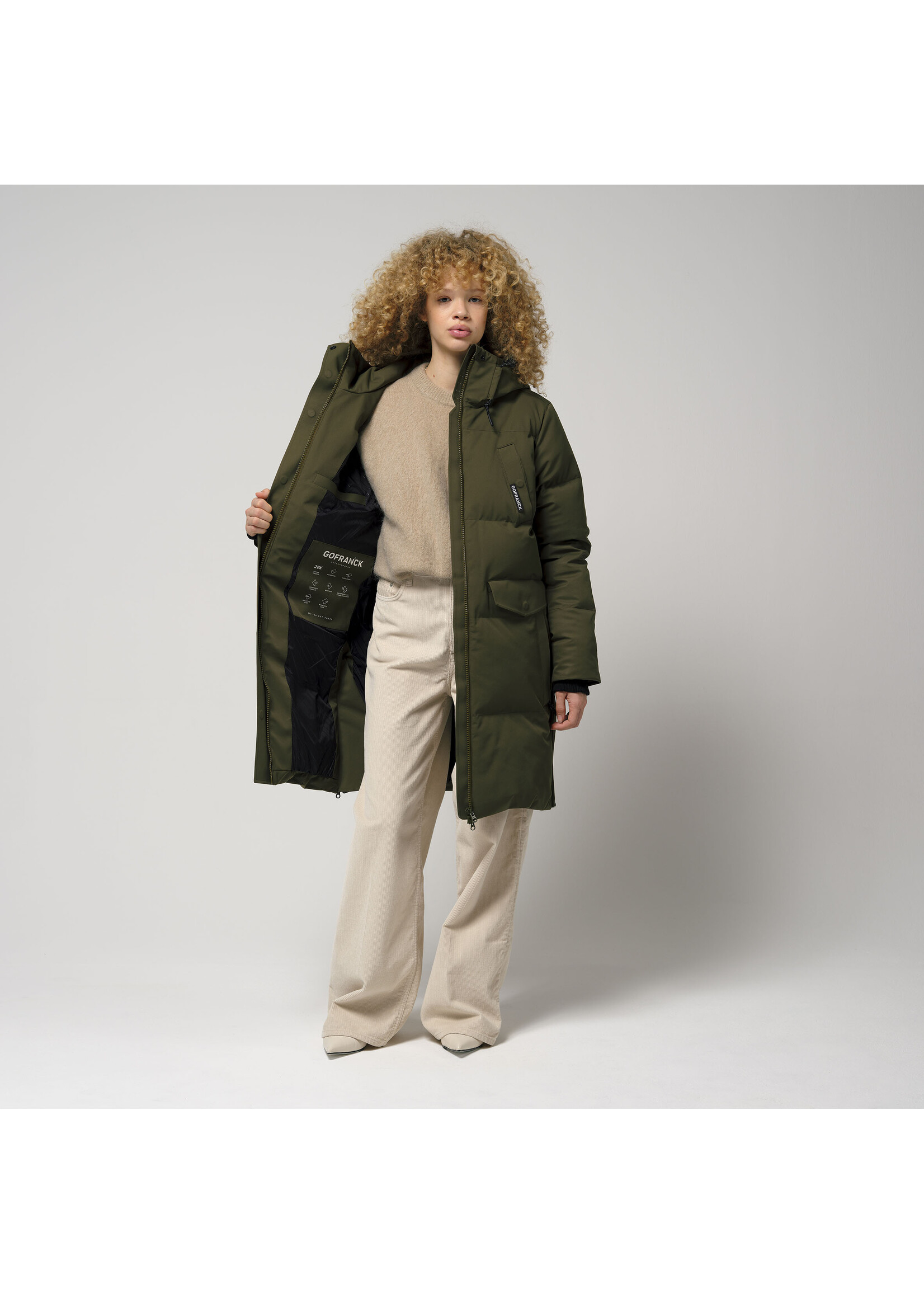 Gofranck Eye Waterproof Puffer