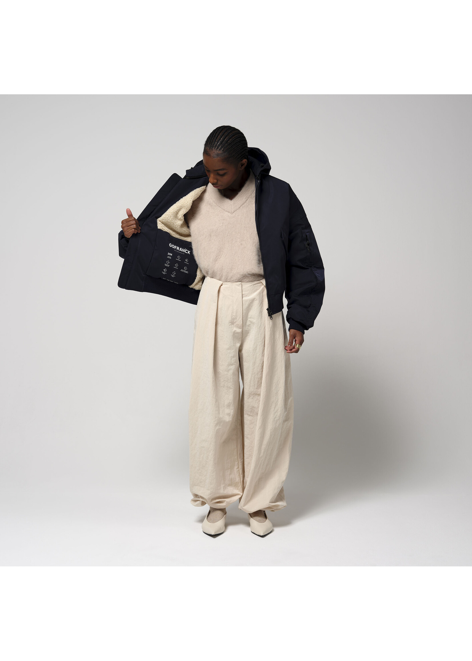 Gofranck Misty Waterproof Bomber Jacket