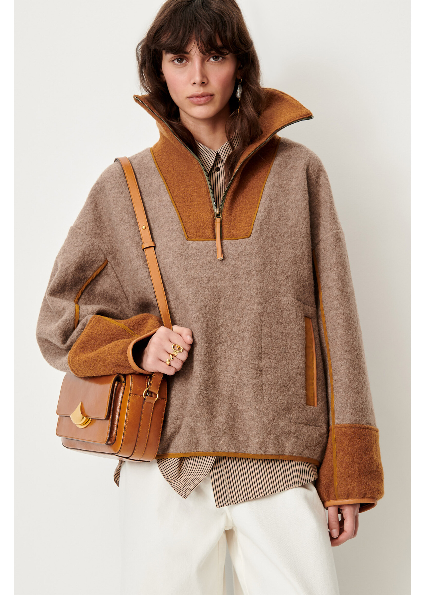 Sessun Costwelle Pea Jacket Sweat