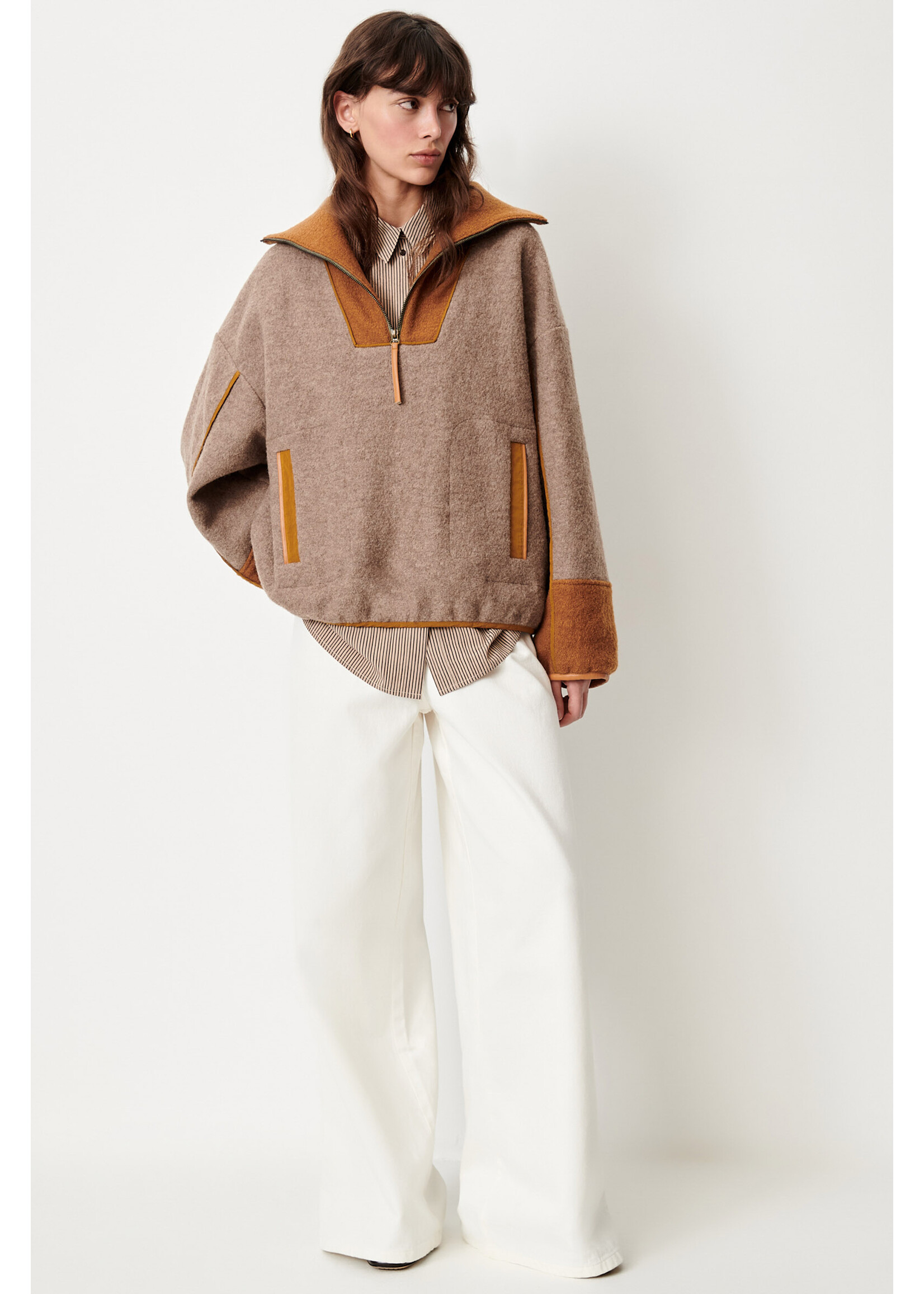 Sessun Costwelle Pea Jacket Sweat