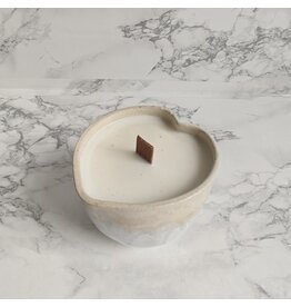 Bina Handmade Troostkopje met kaars in aardetinten