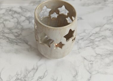 Windlicht met sterren