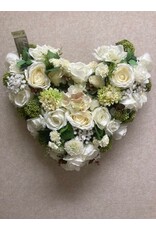 Zijden boemstuk wit 100 euro