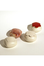 Eterna koestersteen small - wit en rood