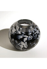 mini urne kristalglas - blauwtinten