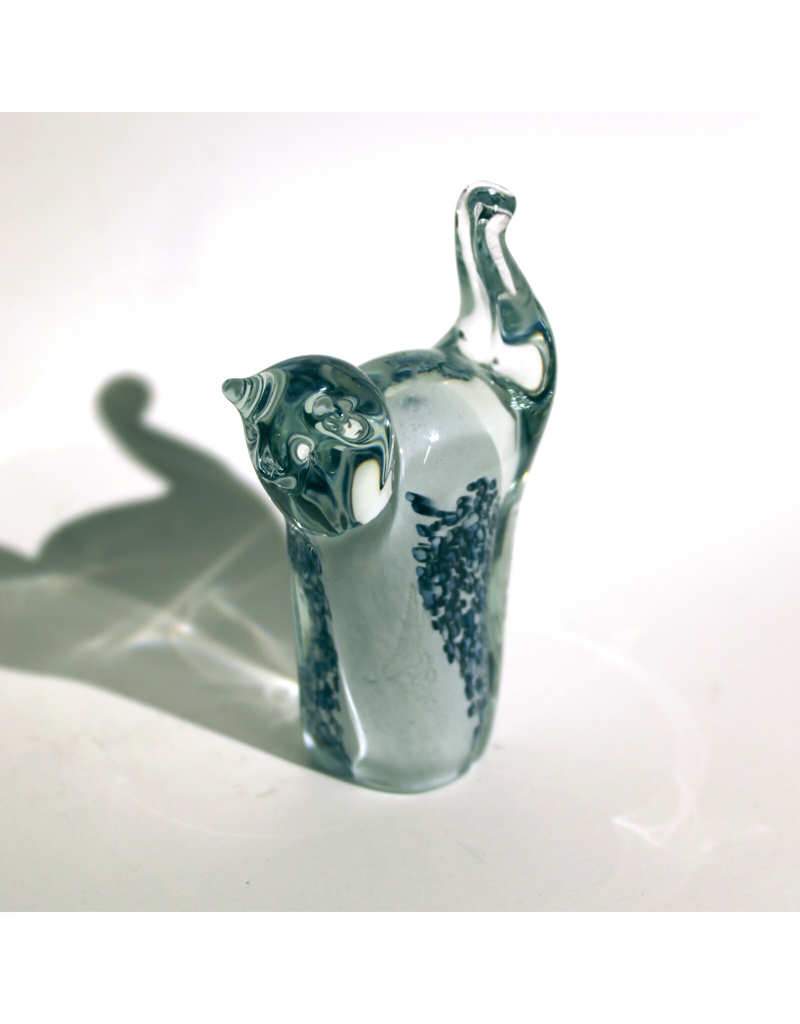 mini urne kristalglas - blauwtinten