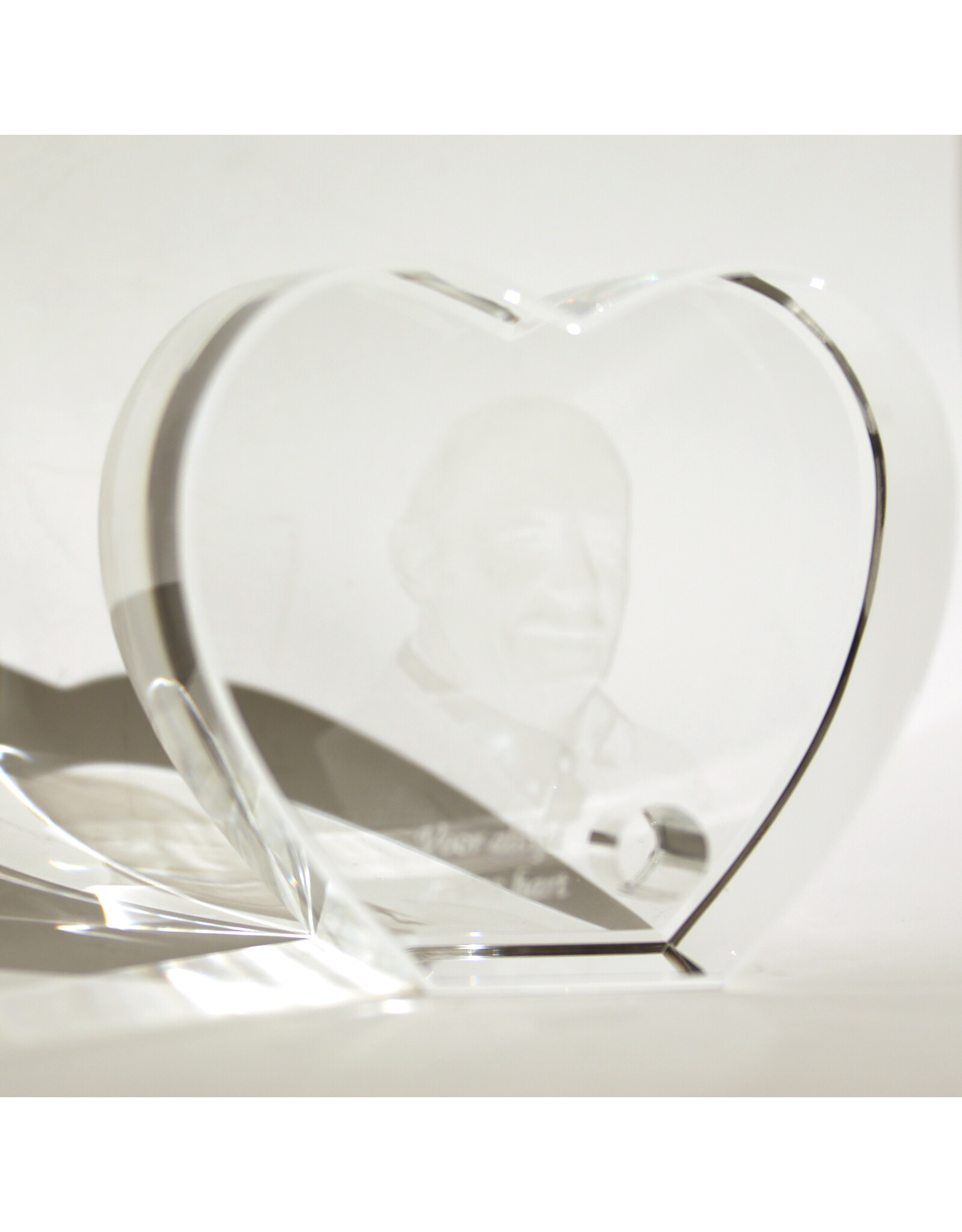 Fotoblok hart met 3D foto