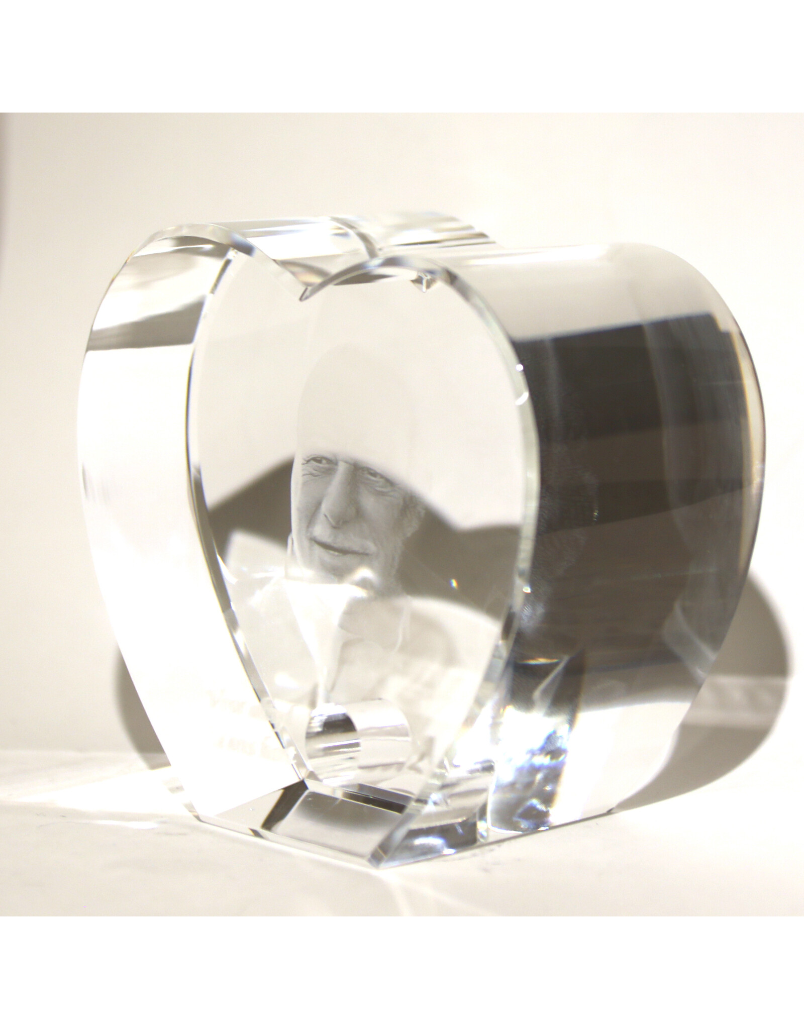 Fotoblok hart met 3D foto