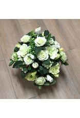 Image Floral Zijden bloemenvaasje wit 1 | medium