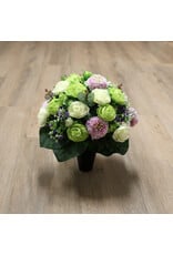 Image Floral Zijden bloemenvaasje paars 2 | medium