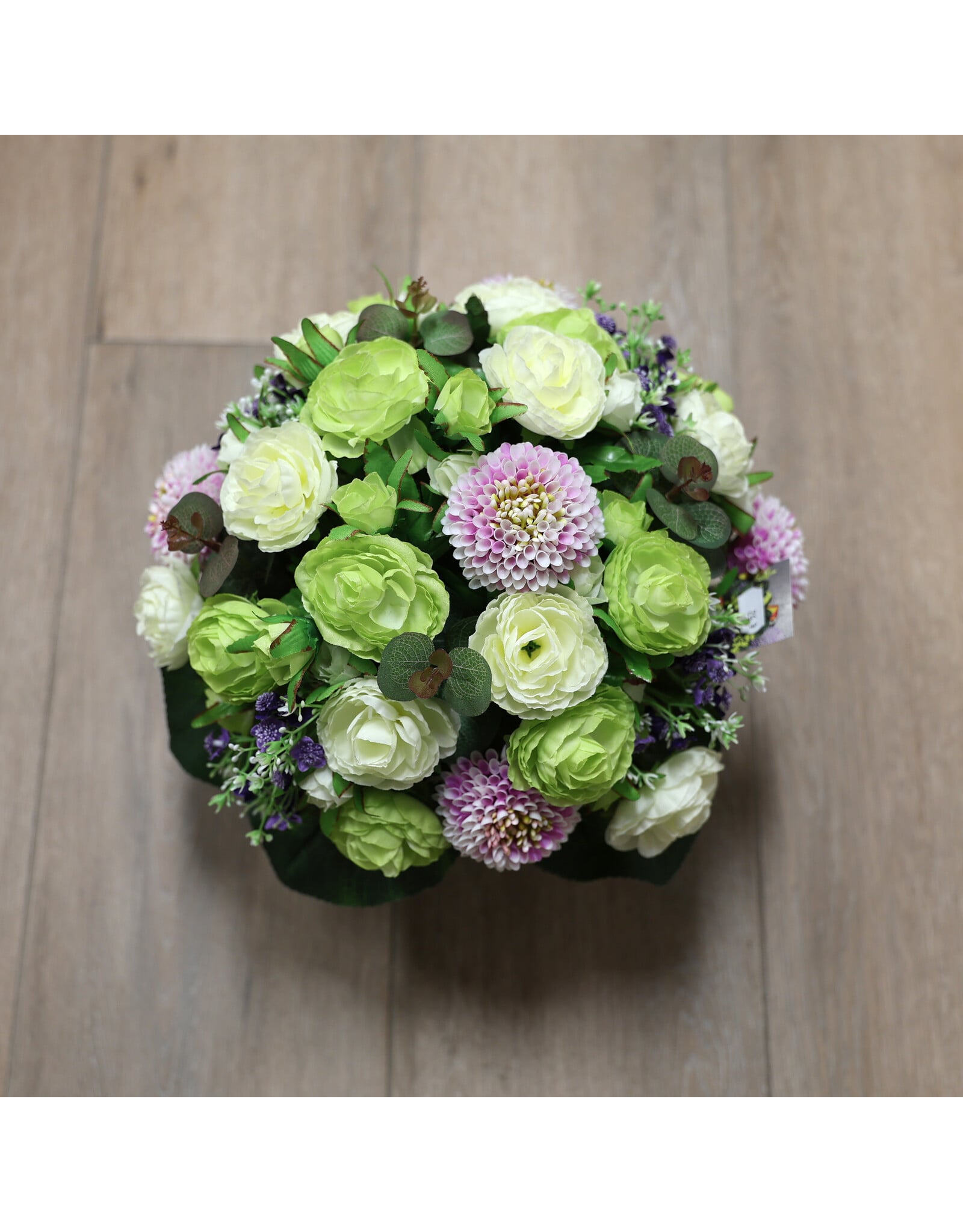 Image Floral Zijden bloemenvaasje paars 2 | medium