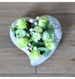 Image Floral Zijden bloempotje wit 1 | hartje