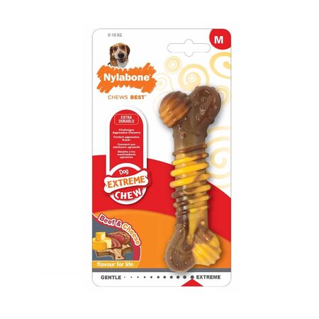Nylabone Power Chew Cheese & steak  maat M