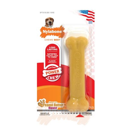 Nylabone Power Chew Pindakaas kluif maat M