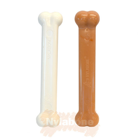 Nylabone Power chew duo bacon en kip kluif maat L