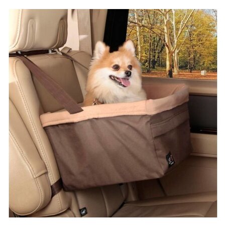 PetSafe Happy Ride Booster Seat Hondenautostoel   Medium Bruin