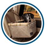PetSafe Happy Ride Booster Seat Hondenautostoel  deluxe XLarge  Tan