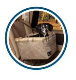 PetSafe Happy Ride Booster Seat Hondenautostoel  deluxe XLarge  Tan