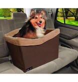 Happy Ride Gewatteerde hondenveiligheidszitje Bruin