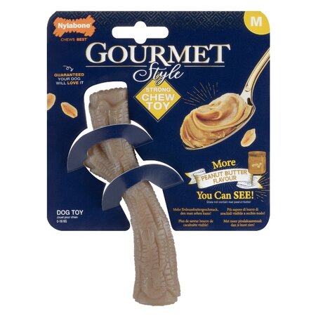 Nylabone Gourmet Stick Peanut Butter M