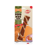 Nylabone  Extreme Porkhide Bone Bacon & Peanut Butter Large