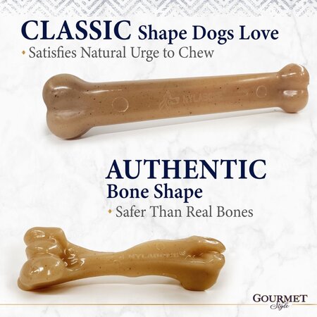 Nylabone Strong Chew Gourmet Style Original  en  Femur Bone  Large – Duo Pack