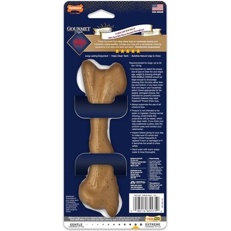 Nylabone Strong Chew Gourmet Style Original  en  Femur Bone  Large – Duo Pack