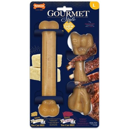 Nylabone Strong Chew Gourmet Style Original  en  Femur Bone  Large – Duo Pack