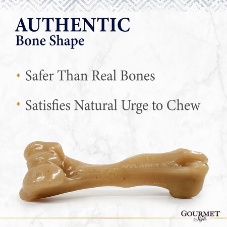 Nylabone Strong Chew Gourmet Style Femur Bone Dog Chew Toy Large