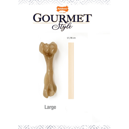 Nylabone Strong Chew Gourmet Style Femur Bone Dog Chew Toy Large