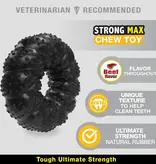 Nylabone Strong chew max braid ring beef gemaakt van sterk rubber  medium