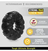 Nylabone Strong chew max braid ring beef gemaakt van sterk rubber  medium