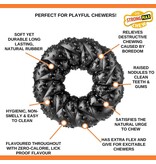 Nylabone Strong chew max braid ring beef gemaakt van sterk rubber  medium