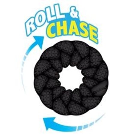 Nylabone Strong chew max braid ring beef gemaakt van sterk rubber  medium