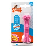 Nylabone Puppy Dental Bone Pink XS Chicken Flavour