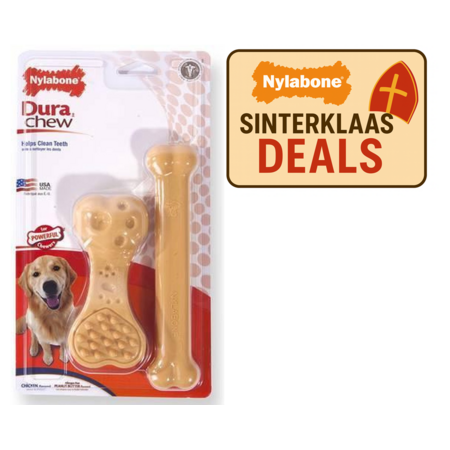 Nylabone Hondenkluiven 2 stuks in verpakking
