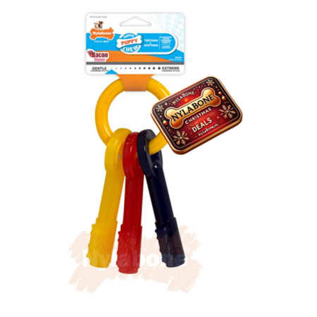 Nylabone Puppy Teething Keys maat M