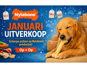 Januari Sale bij Nylabone.nl