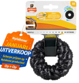 Nylabone Strong chew max braid ring beef gemaakt van sterk rubber  medium