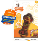 Nylabone Rubberen hondenspeeltje Strong chew bacon cheeseburger Small